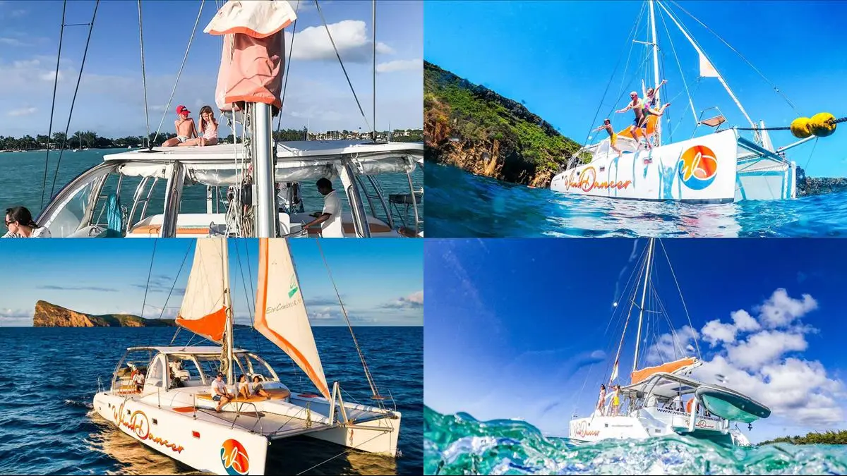 Mauritius: En fantastiskt dagsutflykt med katamaran till de norra öarna Illustration