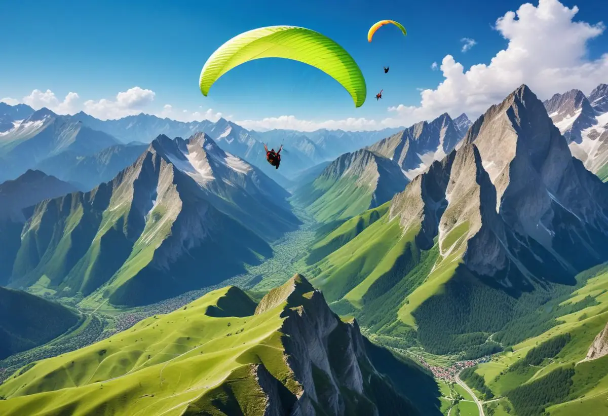 Paraglider illustration
